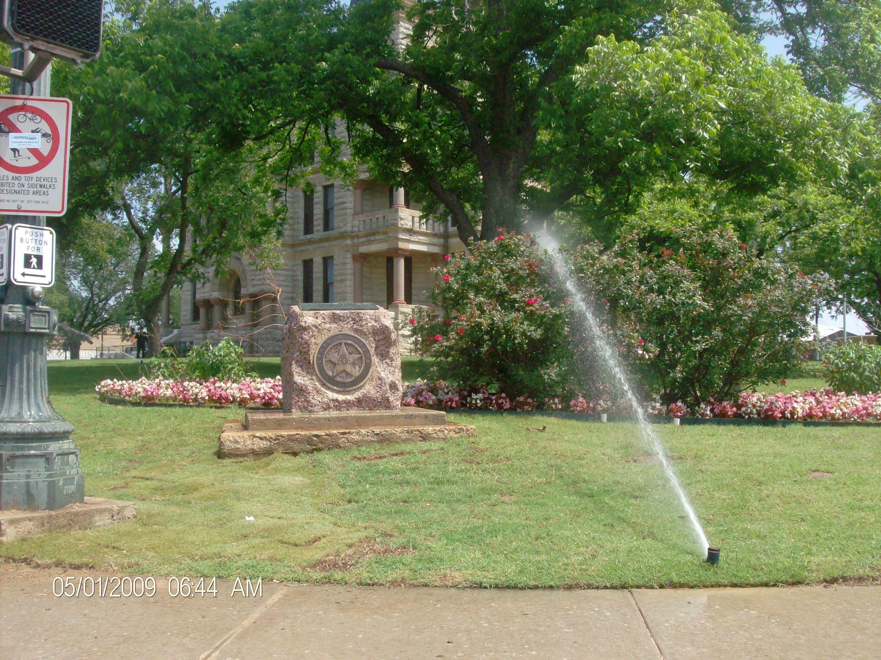 Landscape Enhancement at The Courthouse on the Square, Denton TX